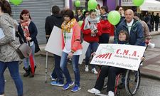 Marcha Diversa, de la asociaci�n Integro, llevada a cabo en Baio el pasado 6 de mayo. 