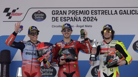 Bagnaia queda por delante de Marc Mrquez y Bezzecchi en el circuito de Jerez