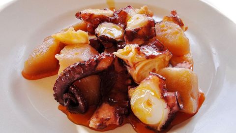 Pulpo al estilo de Aguio