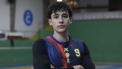 Caio Pacheco, base del Leyma Bsquet Corua, en la Polideportiva 2 de Riazor.