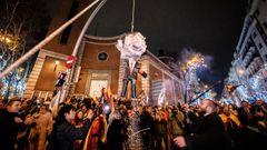 Concentraci�n celebrada en Ferraz en Nochevieja