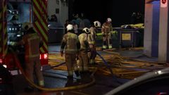 Incendio en la calle P�rez Cepeda