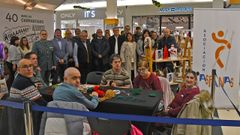 Apertura del mercadillo de Aspanas