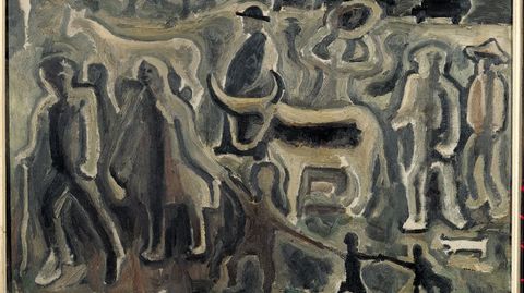 Obra de Tino Grand�o expuesta en Lugo