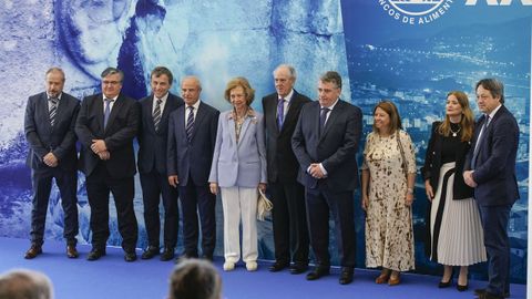 La reina Sofía preside el acto de clausura del Congreso de los Bancos de Alimentos.