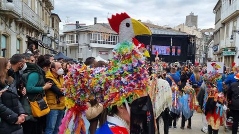 Cientos de personas participaron en la Mascarada Ibrica 