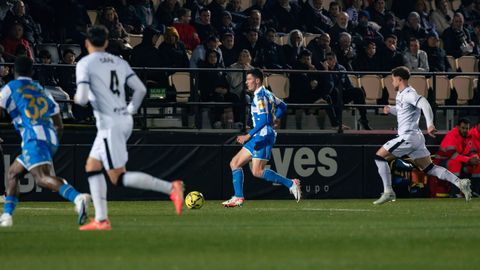 Imagen del partido del Deportivo en Ceuta