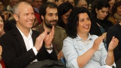 Mar�a Jose Vales, a la derecha, da el relevo a Javier Dios