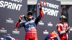 Marc Mrquez.Marc Mrquez con Gresini