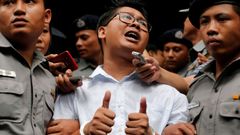 Wa Lone, uno de los dos periodistas de Reuters condenados