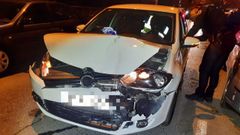 Imagen del coche accidentando en Fonti�as