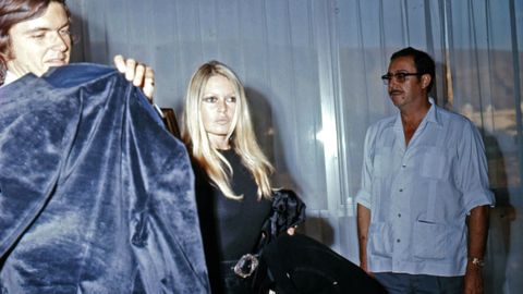 Bardot, en Almer�a, en 1970