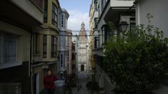 Puerta de Aires, en pleno corazn de A Corua. 