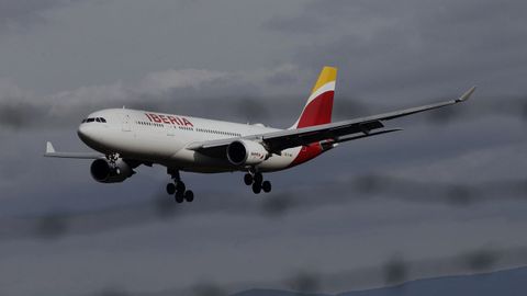 Avi�n de Iberia.