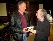El vencedor, Aleksa Strikovic, con Fausto P�as