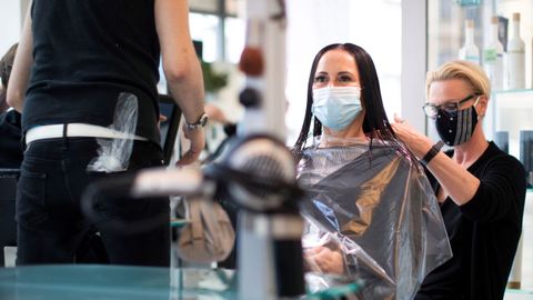 Algunas peluquer�as austr�acas ya est�n abiertas, respetando los protocolos de higiene para evitar contagios