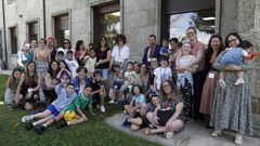 Participantes en el encuentro de familias organizado por Fagamos