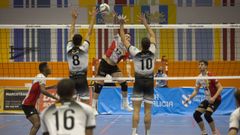 Imagen de archivo de un encuentro del Voleibol Dumbr�a en O Conco