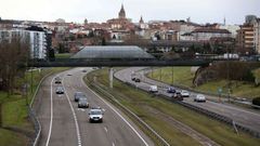 Entrada de la autopista Y a Oviedo