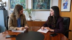 Sagrario S�nchez y Nicole Grueira mantuvieron una reuni�n