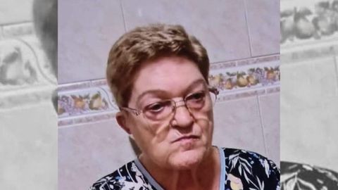 Imagen de la mujer desaparecida en Nore�a difundida para pedir colaboraci�n vecinal.