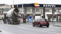 Imagen de archivo de una gasolinera de Coristanco