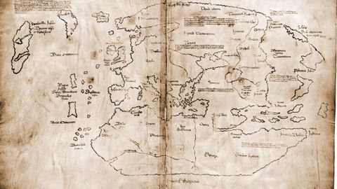 Cartografía realizada por los Vikingos donde aparece Galicia 