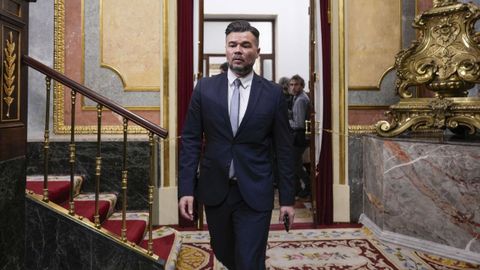 Gabriel Rufi�n en el Congreso de los Diputados.