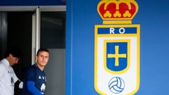 Christian Fernandez Requexon Real Oviedo.Christian Fern�ndez, en El Requex�n