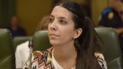 Maria Sampedro, portavoz del PP de Ribeira