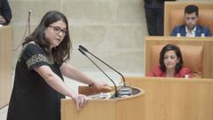 Raquel Romero, la �nica diputada de Podemos en La Rioja, que bloque� la elecci�n de la candidata socialista a la presidencia del Gobierno auton�mico