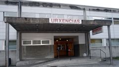 Fachada del servicio de Urxencias del centro de salud de Viveiro