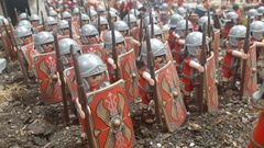 Exposici�n romana en Aller con playmobils