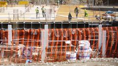 Imagen de archivo de una obra en Vigo