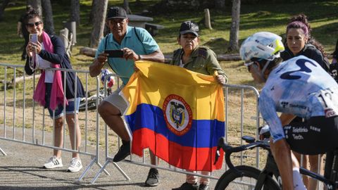 Meta de La Vuelta en Manzaneda.