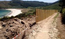 La valla de la obra tendr� una longitud total de 800 metros y ser� �ntegramente de madera.