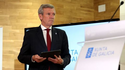 El presidente de la Xunta, Alfonso Rueda.