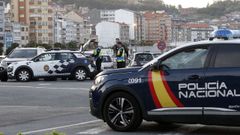 Imagen de archivo de un operativo policial en Ribeira.