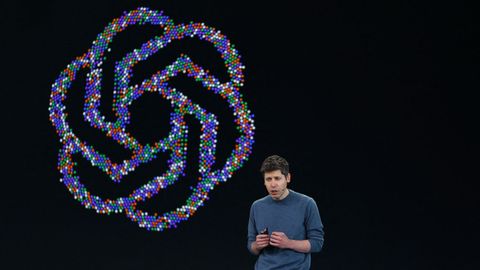 Sam Altman, CEO de OpenAI, durante la conferencia anual de la compa��a en San Francisco