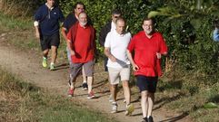 Mariano Rajoy, en su recorrido por la ruta del r�o Umia