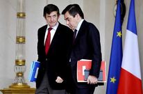 Jouyet (izquierda) y Fillon (derecha), en el 2008, cuando ambos trabajaban para Sarkozy. 