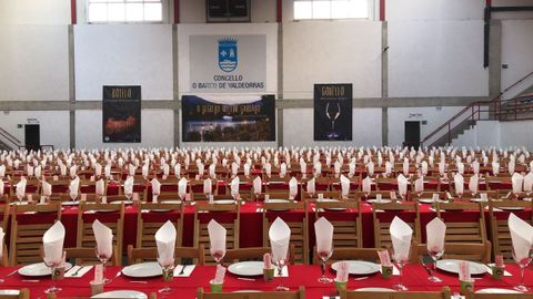 Todo listo para la Festa do Botelo