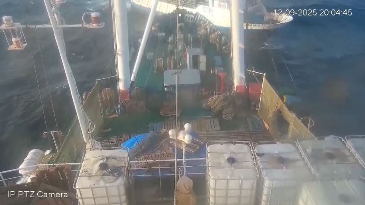 El Tafra 3 se hundió 40 minutos después de ser embestido por el arrastrero pelágico