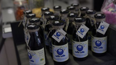 Mercado agroecológico de A Estruga en la plaza de abastos de Vilalba