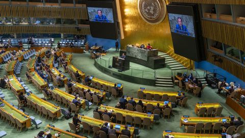 Asamblea general de la ONU.
