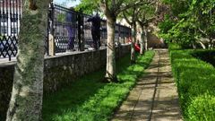 Imagen de archivo de los jardines del Pazo da Peregrina, en Bertamir&aacute;ns (Ames)