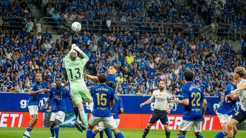Las mejores im�genes del Real Oviedo ante el Real Madrid
