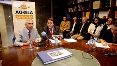 El alcalde, esta ma�ana con los empresarios de la Grela