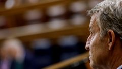 Feijoo asiste a la sesi&oacute;n de control del Gobierno celebrada en el Congreso de los Diputados
