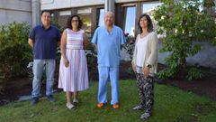 Fernando Mu�oz, Maria Permuy, Antonio Gonz�lez Cantalapiedra y M�nica L�pez, fundadores de iBoneLab